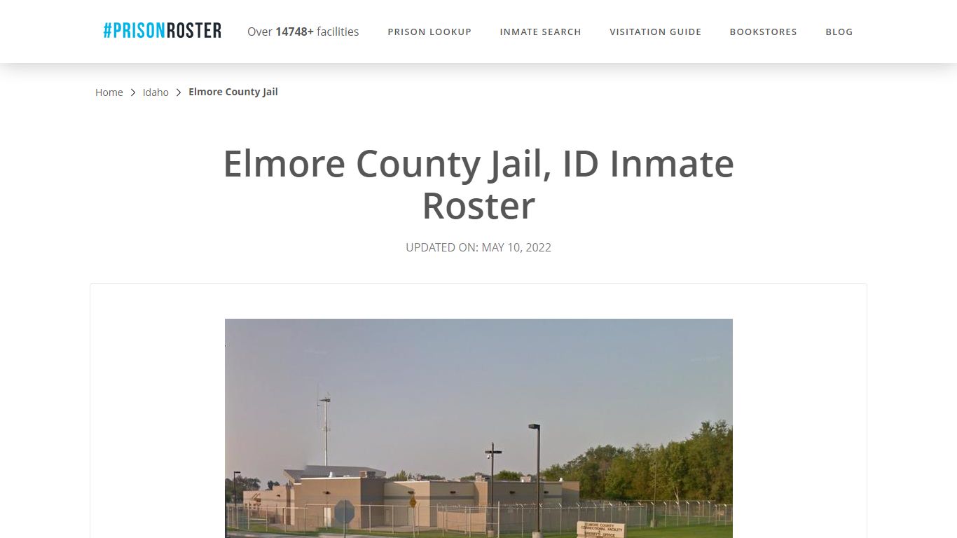 Elmore County Jail, ID Inmate Roster